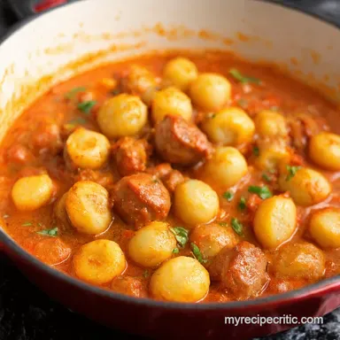 Chicken Sausage Gnocchi Bangers Gnocchi Mashup Recipe Card