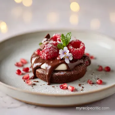 Chocolate Charcuterie Board for 8 Servings: Textural Dessert Platter Recipe Card