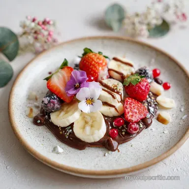 Chocolate Charcuterie Board for 8 Servings: Textural Dessert Platter