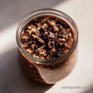Chocolate Chunk Overnight oats Monkey Oats Delight