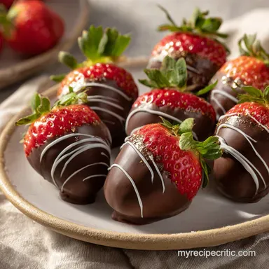 Chocolate Strawberry Bites for 26 Servings Recipe Card