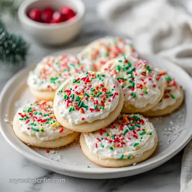 Christmas Sugar Cookie Recipe for 24 Servings Recipe Card