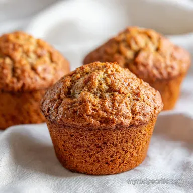 Cinnamon Banana Bread Muffins: Bakery Dome Recipe Card