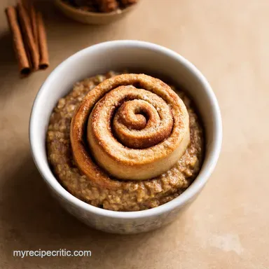 Cinnamon Roll Overnight Oats A NoBake Dream Recipe Card