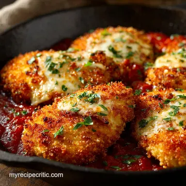 Best Homemade Chicken Parmesan Recipe Panko Crispy Cutlets
