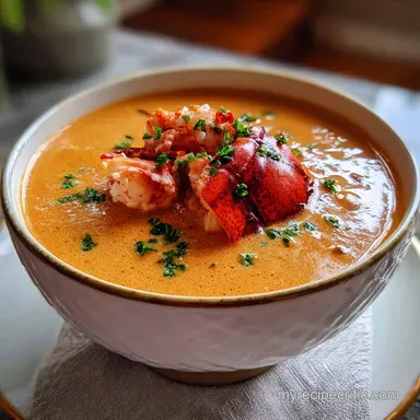 Lobster Bisque Recipe: The Classic French Velvety Soup Recipe Card