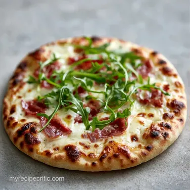 Classic Italian Deli Flatbread in 50 Min Recipe Card