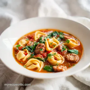 Classic Italian Sausage Tortellini Soup in 30 Minutes