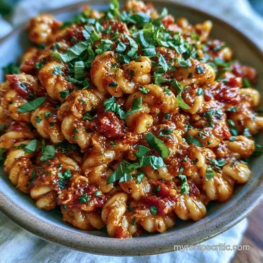Classic Italian Tomato Pasta in 25 Min Recipe Card