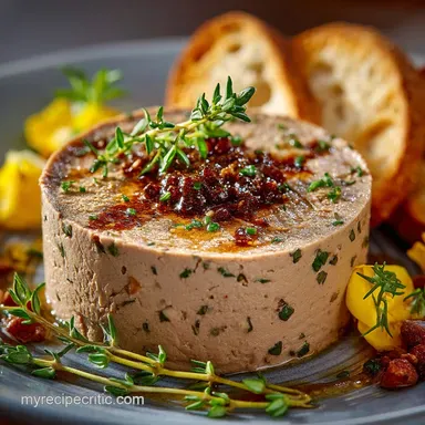 Silky Smooth Chicken Liver Pâté Recipe with Cognac and Thyme Recipe Card