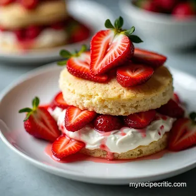 Classic Strawberry Shortcake A Taste of Summer Bliss