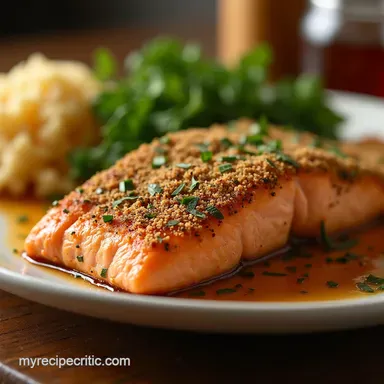 HonkyTonk HerbCrusted Salmon Ready in 25 Mins Recipe Card