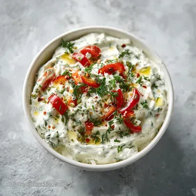 Cottage Cheese Ranch Dressing for 6 Servings Recipe Card