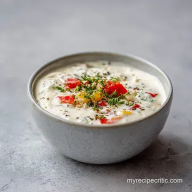 Cottage Cheese Ranch Dressing for 6 Servings
