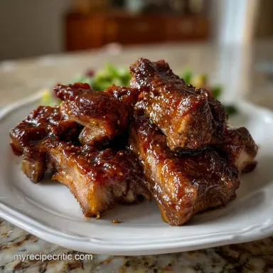 Country Ribs Recipe: Melt-in-Your-Mouth Oven Roast Recipe Card