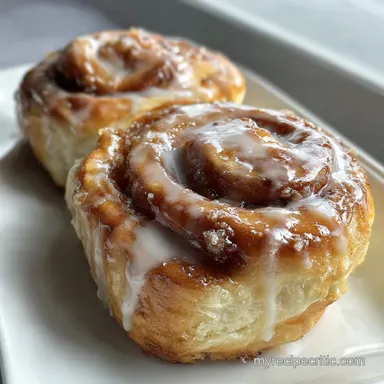 Cream Cheese Cinnamon Rolls for 12 Servings