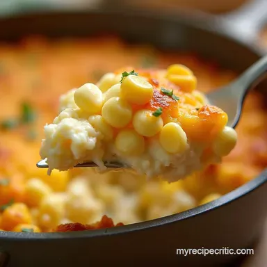 Velvet Cloud Cream Cheese Corn Casserole Recipe Recipe Card