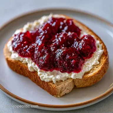 Cream Cheese Jelly Sandwich in 7 Minutes Recipe Card