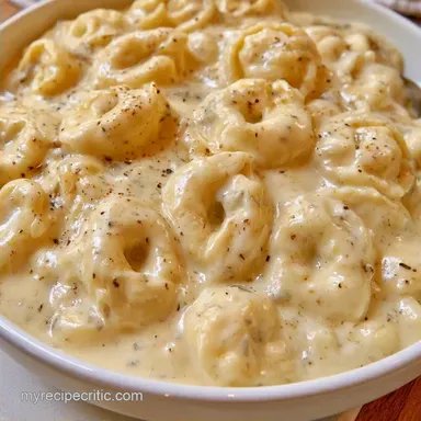 Creamy Cheese Tortellini in 20 Minutes