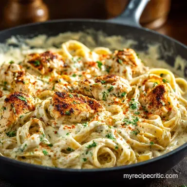 Foolproof Creamy Chicken Alfredo Velvety Sauce in 40 Minutes Recipe Card