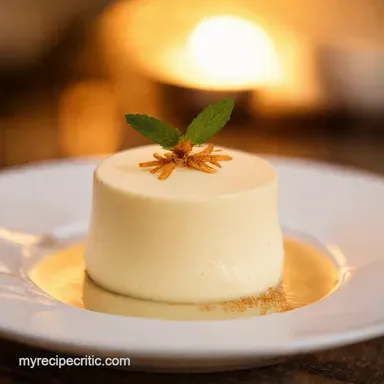 Silky Smooth Creamy Coconut Panna Cotta A Tropical Treat Recipe Card