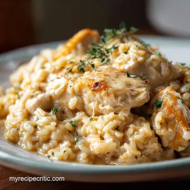 Crockpot Chicken and Rice: Easy, Creamy Comfort Food