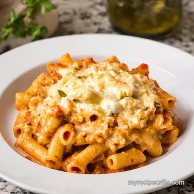 Baked Ziti with Ricotta and Mozzarella My GoTo Recipe Recipe Card