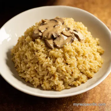 Creamy Dreamy Garlic Mushroom Rice My Weeknight Winner Recipe Card
