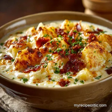 Creamy Potato Soup Recipe My Nans Comfort Food Recipe Card