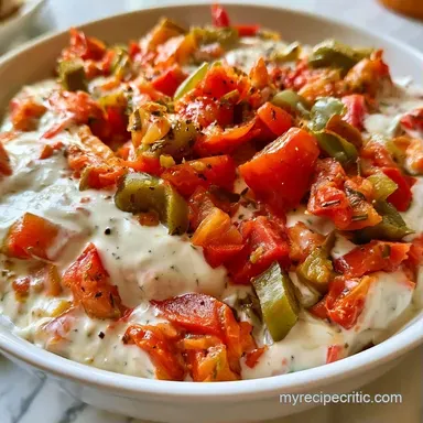 Giardiniera Dip with Cream Cheese Recipe Card