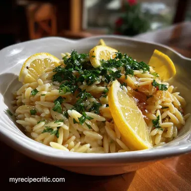 Lemon Orzo: Creamy Italian Pasta Ready in 25 Minutes