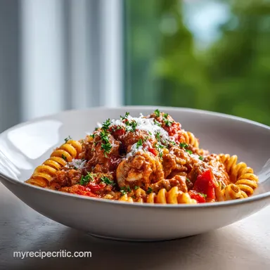 Creamy Sausage Pasta in 20 Minutes Recipe Card
