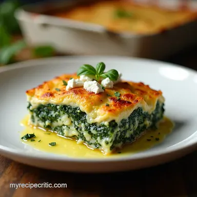 Spinach Casserole with Feta My GreekInspired Bake
