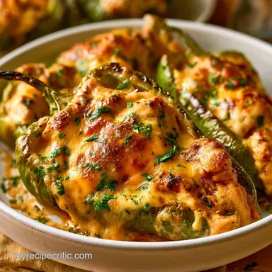Stuffed Anaheim Peppers in 30 Minutes