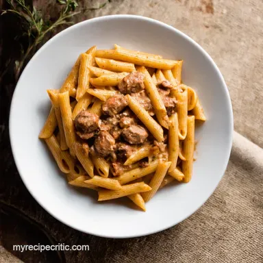 Creamy Italian Sausage Pasta Your Next Weeknight Hero Recipe Card