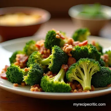 Crisp Crunchy Broccoli Salad My BaconDijon Secret Recipe Card