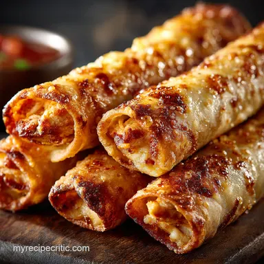 Easy Chicken Flautas Recipe Crispy Delicious Recipe Card