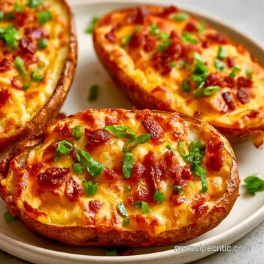 Potato Skins with Cheddar and Bacon Recipe Card