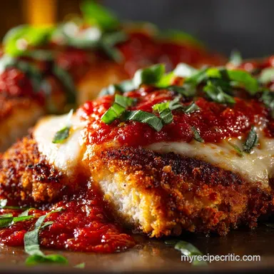 Crispy Chicken Parmesan Recipe No Soggy Bottoms Ready in 45 Mins Recipe Card