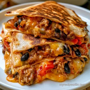 Southwest Quesadillas in 30 Minutes Recipe Card