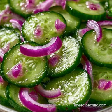 Crunchy English Cucumber Salad for 8