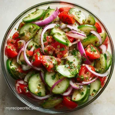 12 Easy Cucumber Tomato Onion Salad Recipes