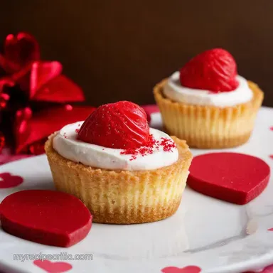 Valentines Mini Cheesecakes Cupids Kiss Recipe