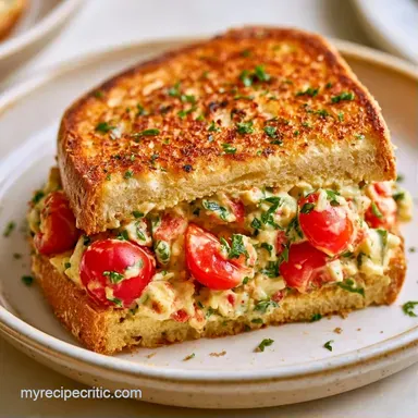 Crispy Curried Tomato Sandwich Recipe Card