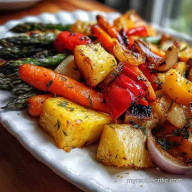Daniel Fast Food Recipe with Roasted Vegetables: Crispy Charred Edges Recipe Card
