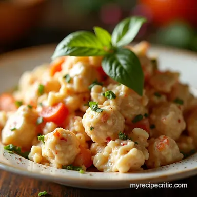 Devonshire Dream Crab Salad Recipe Coastal Classic Recipe Card