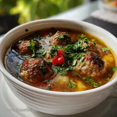 Albondigas Soup Recipe: Authentic Mexican Comfort in 1 Hour Recipe Card
