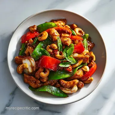 Cashew Chicken in 20 Minutes: Tender Chicken with Savory Glaze