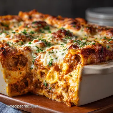 Cheat Lasagna: The Easy Weeknight Fuss-Free Recipe Recipe Card