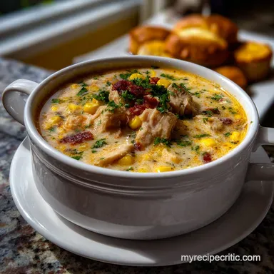 Chicken Corn Chowder Recipe: Easy Creamy 50-Minute Comfort Recipe Card